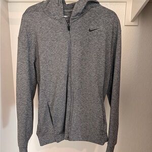 Nike Heather Gray Yoga Dri-FIT Jacket